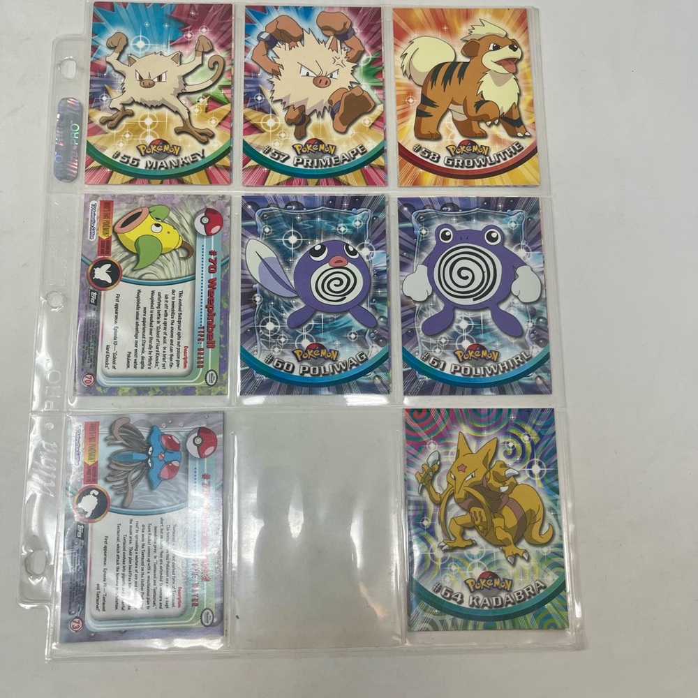 Pokemon 1999 Topps TV Series 1 Blue/Black Label Mix TCG 49 / 89 of complete set - Picture 7 of 8